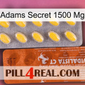 Adams Secret 1500 Mg 42